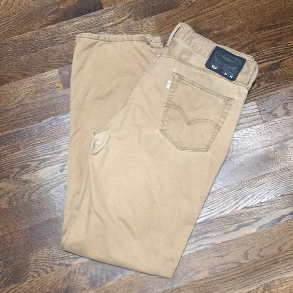 Levi’s 514 jeans 34x32 dark khaki